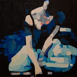 Agata, olej na płótnie 80x80cm, 2013