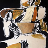 Akt_14, akryl na płótnie, 2021