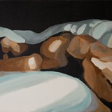 Akt 19, akryl na płótnie 100x70cm, 2012