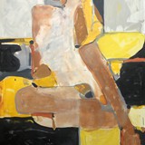 Akt #2, akryl na płótnie, 2022