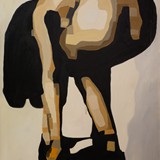Akt 26, olej na płótnie 70x100 cm, 2013