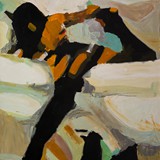 Akt 28, akryl na płótnie 70x100cm,  2016