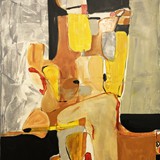 Akt #3, akryl na płótnie 100x150cm, 2022