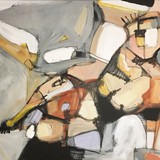 Akt 38, akryl na płótnie, 2017