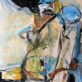 Akt_7A, akryl na płótnie 70x100cm, 2020