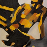 Dziewczyna z gazetą, olej na płótnie 70x80cm, 2011