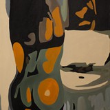 Kobieta w łazience, 60x90cm, 2012