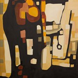 Kobieta w łazience 1, olej na płótnie, 2015