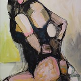 Zwiąż mnie, akryl na płótnie 80x100cm, 2017