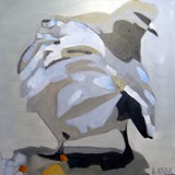 Gałąb1, olej na płótnie, 2011