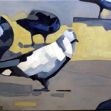 Gołębie 2, olej na płótnie, 2012