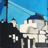 Grecja 5, akryl na płótnie, 2015