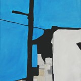 Monolitos, olej na płótnie, 40x80cm, 2013