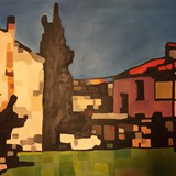 Nin-Chorwacja, olej na płótnie, 2015