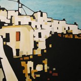 Santorini 2,  olej na płótnie, 80x65cm, 2013