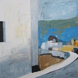 Taras 5, akryl na płótnie, 2016