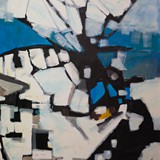 Wiatrak 2, akryl na płótnie, 100x150cm, 2015