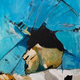 Wiatrak 4, akryl na płótnie, 80x120cm, 2017