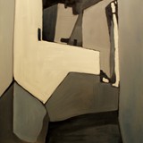 Zaułek, olej na płótnie, 50x70cm, 2012