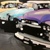 Auta, olej na płótnie, 70x70cm, 2025