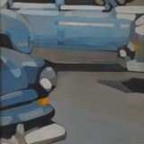 Auta 1, olej na płótnie 60x70cm, 2012