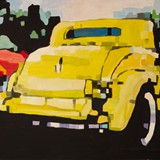 Auta 8, olej na płótnie,  2015