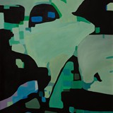 Auta zielone, olej na płótnie 73x92cm, 2013