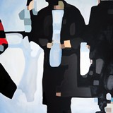 Fashion 12, olej na płótnie, 70x100cm, 2022