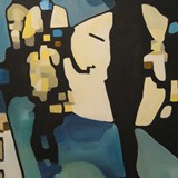 Fashion 3, olej na płótnie, 70x100cm, 2013