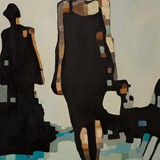 Fashion 5, olej na płótnie, 70x100cm,  2013