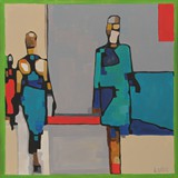 Fashion 8, olej na płótnie, 2014 