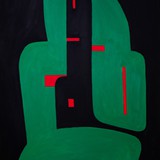 Akt GBR1, akryl na płótnie 70x100cm, 2019