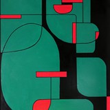 Akt GBR2, akryl na płótnie 100x150cm, 2020