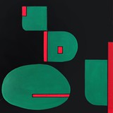 Akt GBR6, akryl na płótnie, 2021