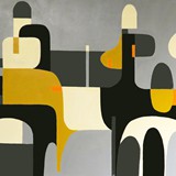 Polo players ltGBGBSO1, akryl na płótnie 180x90 cm, 2019