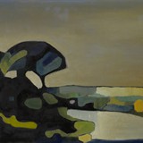 Skręt w lewo, olej na płótnie 70x50cm, 2011