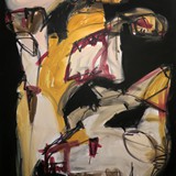 short fight number 4, acrylic on canvas, 100x140 cm, 2020