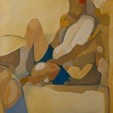 Pogawędka, olej na płótnie 50x60cm, 2012