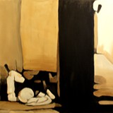 Drzemka w ukryciu przed słońcem, olej na płótnie, 2011