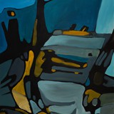 Martwa natura, akryl na płótnie, 70x80, 2017