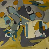 Martwa natura, akryl na płótnie, 80x70cm, 2014