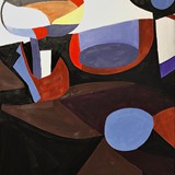 Martwa natura_20232, akryl na płótnie, 70x100cm, 2023 