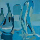 Martwa natura 4, olej na płótnie, 70x70cm, 2012