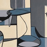 Martwa natura BGltGB, akryl na płótnie, 70x100cm, (kolekcja prywatna Montreal)