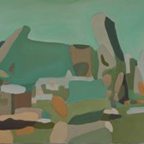 Martwa natura z czajniczkiem i cukierniczką 2, olej na płótnie, 80x50cm, 2013