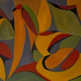 Martwa natura z dzbankiem, akryl na płótnie, 60x80cm, 2011