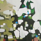 Martwa natura z kwiatkiem, akryl na płótnie 70x100cm, 2016