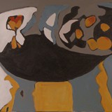 Martwa natura z pomarańczami, olej na płótnie, 2011