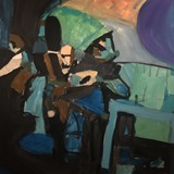 Kudenzo chapter, akryl na płótnie, 2020