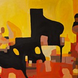 Trio 2, olej na płótnie, 100x70cm, 2014